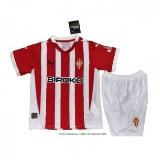 Prima Maglia Sporting Gijon Bambino 24-25