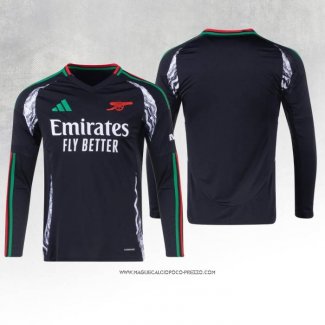 Seconda Maglia Arsenal Manica Lunga 24-25