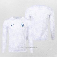 Seconda Maglia Francia 2022 Manica Lunga