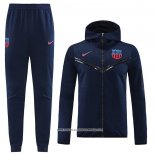 Tuta con Cappuccio Barcellona 2022-23 Blu