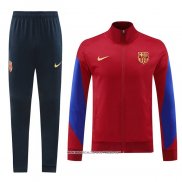 Tuta da Track Giacca Barcellona 2024 Rosso -2025