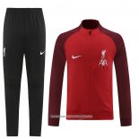 Tuta da Track Giacca Liverpool 2022-2023 Rosso