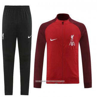 Tuta da Track Giacca Liverpool 2022-2023 Rosso