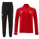 Tuta da Track Giacca Manchester United Rosso 24-25