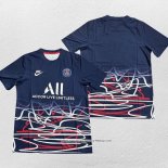 Maglia Allenamento Paris Saint-Germain 2022 Blu