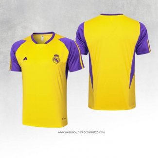 Maglia Allenamento Real Madrid Giallo 24-25