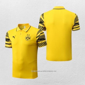 Maglia Polo Borussia Dortmund 22-23 Giallo