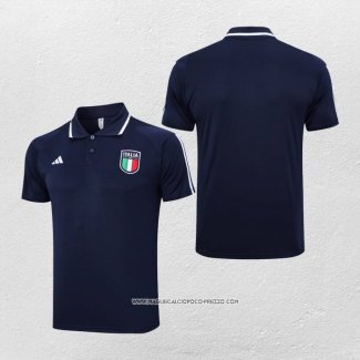 Maglia Polo Italia 2023-2024 Blu