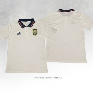 Maglia Polo Spagna Bianco 24-25