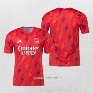 Maglia Prematch Arsenal 2023 Rosso