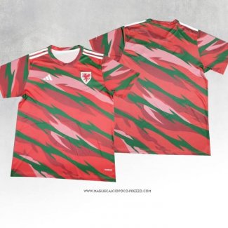 Maglia Prematch Galles 2024 Rosso