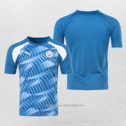 Maglia Prematch Manchester City 2023 Blu