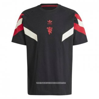 Maglia Prematch Manchester United 2024 Nero