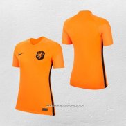 Prima Maglia Paesi Bassi Euro 2022 Donna