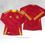 Prima Maglia Spagna 2024 Manica Lunga