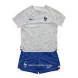 Seconda Maglia Francia 2022 Bambino