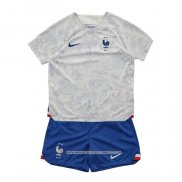 Seconda Maglia Francia 2022 Bambino