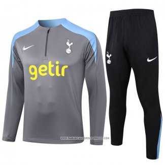 Tuta da Track Felpa Tottenham Hotspur 2024 Grigio -25