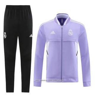 Tuta da Track Giacca Real Madrid 2022-23 Purpura