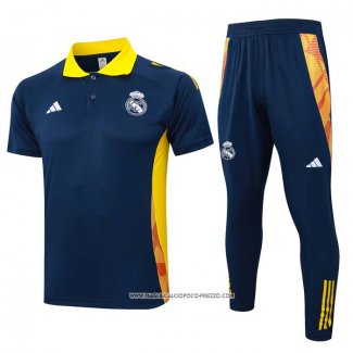 Conjunto Polo Real Madrid Blu 24-25