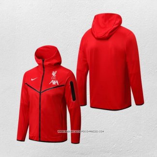 Giacca con Cappuccio Liverpool 22-23 Rosso