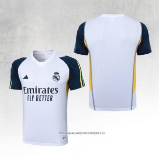 Maglia Allenamento Real Madrid 2023-24 Bianco