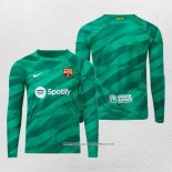 Maglia Barcellona Portiere 23-24 Manica Lunga Verde