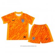 Maglia Inghilterra Portiere 2024 Bambino Arancione