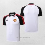 Maglia Polo Manchester United 22-23 Bianco