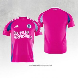 Maglia Schalke 04 Portiere Thailandia Pink October 24-25