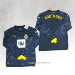 Seconda Maglia Borussia Dortmund 23-24 Manica Lunga