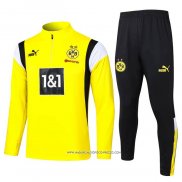 Tuta da Track Felpa Borussia Dortmund 2023-2024 Giallo