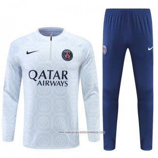 Tuta da Track Felpa Paris Saint-Germain 2022-23 Grigio