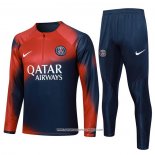 Tuta da Track Felpa Paris Saint-Germain 23-24 Rosso