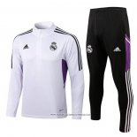 Tuta da Track Felpa Real Madrid 2022-23 Bianco