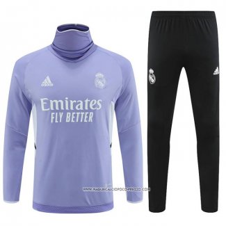 Tuta da Track Felpa Real Madrid 2022 Purpura