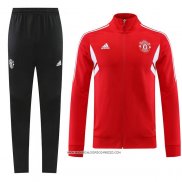 Tuta da Track Giacca Manchester United 2022-23 Rosso