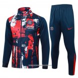 Tuta da Track Giacca Paris Saint-Germain Rosso e Blu 24-25