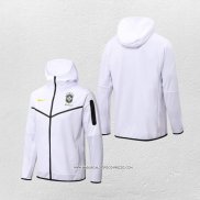 Giacca con Cappuccio Brasile 22-23 Bianco