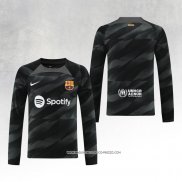 Maglia Barcellona Portiere 23-24 Manica Lunga Nero