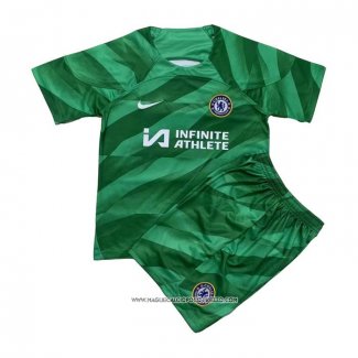 Maglia Chelsea Portiere 23-24 Bambino Verde