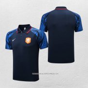 Maglia Polo Paesi Bassi 22-23 Blu