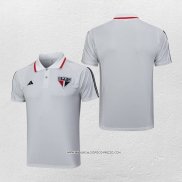 Maglia Polo Sao Paulo 23-24 Grigio