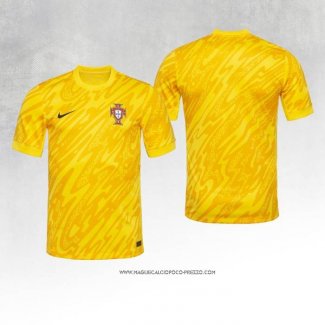 Maglia Portogallo Portiere 2024 Giallo