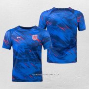 Maglia Prematch Inghilterra 2022 Blu