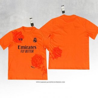 Maglia Real Madrid Y-3 2024 Arancione Thailandia