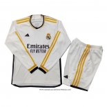 Prima Maglia Real Madrid 23-24 Bambino Manica Lunga