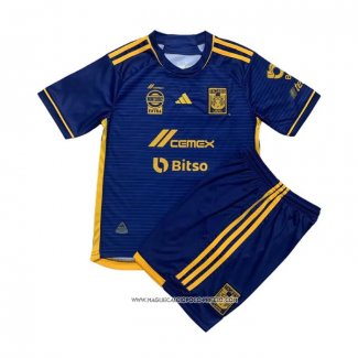 Seconda Maglia Tigres UANL 23-24 Bambino