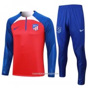 Tuta da Track Felpa Atletico Madrid 2023-24 Rosso