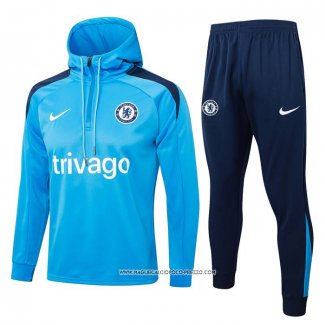 Tuta da Track Felpa Chelsea 2024 Blu -2025